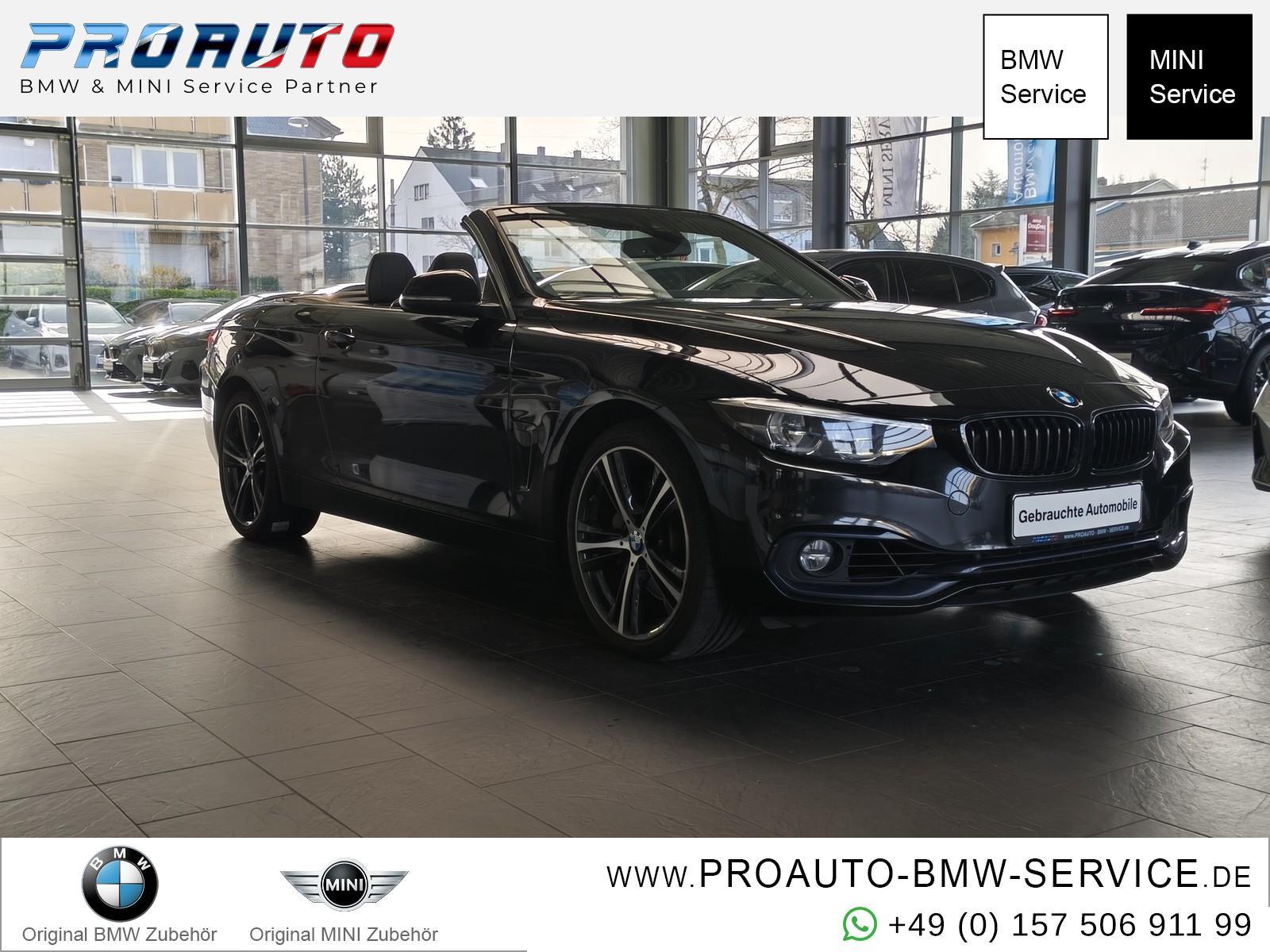BMW 440i xDr Cabrio Sport Line HUD/A-LED/H&K/Alu 19"