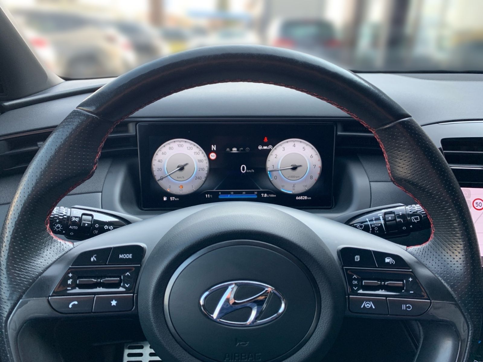 Fahrzeugabbildung Hyundai TUCSON 1.6 T-GDI N Line Mild-Hybrid 8xbereift