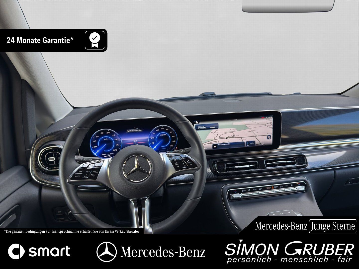 Fahrzeugabbildung Mercedes-Benz EQV 300 lang Leder Multibeam Dist Burm 6 Sitzer