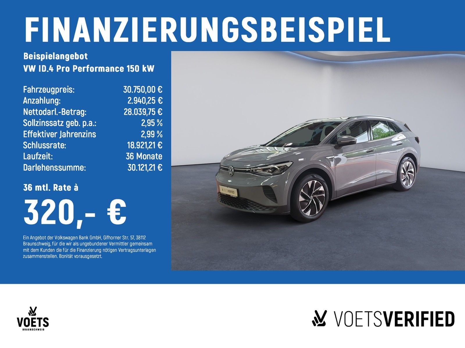 VW ID.4 Pro Performance 150 kW AHK+RearView+PDC+SHZ