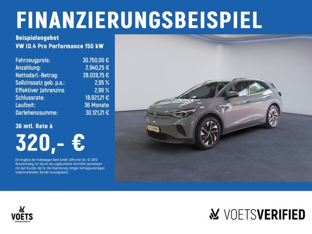 VW ID.4 Pro Performance 150 kW AHK+RearView+PDC+SHZ
