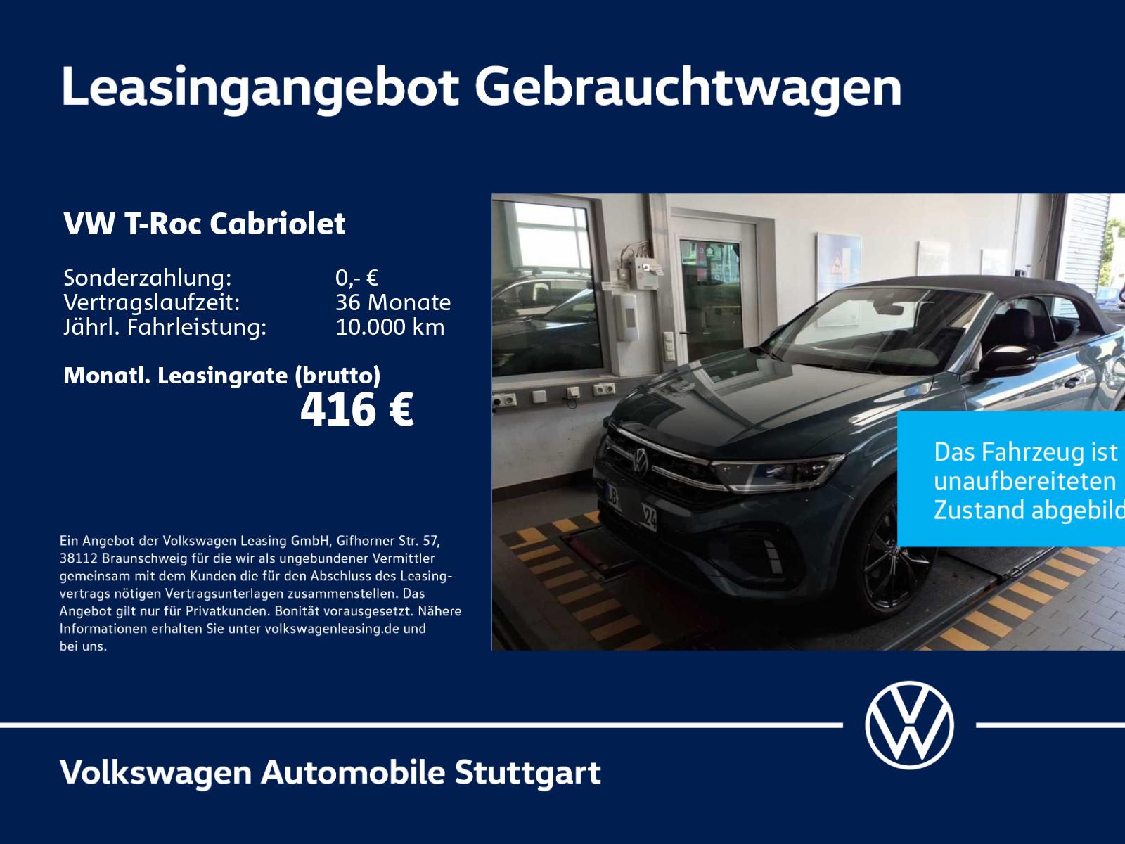 Volkswagen T-Roc Cabriolet 1.5 TSI R-Line DSG 110 kW