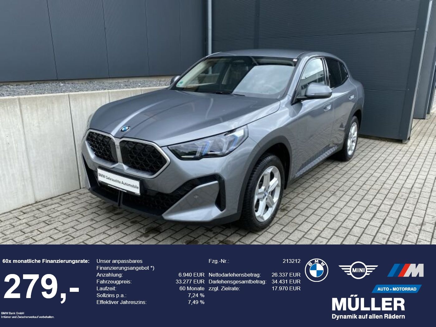 BMW X2 sDrive20i AHK/LED+/hk/AKUSTIK/A-SITZ/CAM/LHZ