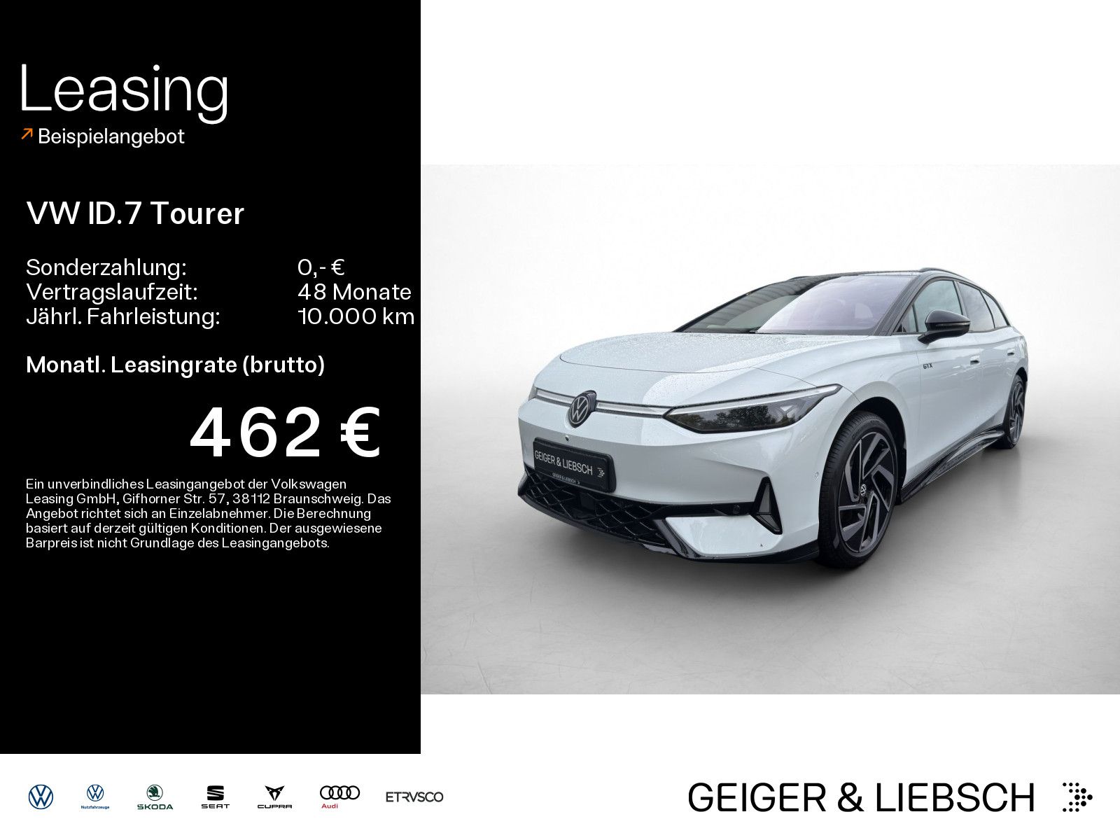 Volkswagen ID.7 Tourer GTX 4M*WÄRMEPUMPE*IQ.LIGHT*AHK*KAMER