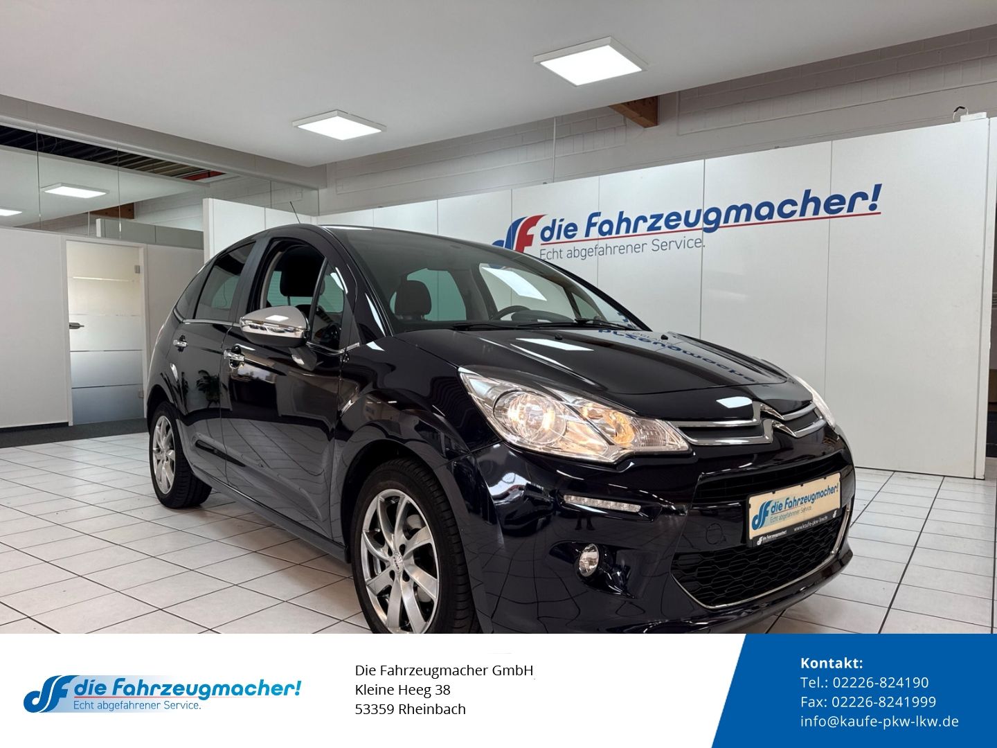 Fahrzeugabbildung Citroën C3 Selection Notbremsass. Temp Tel.-Vorb. PDC Ko