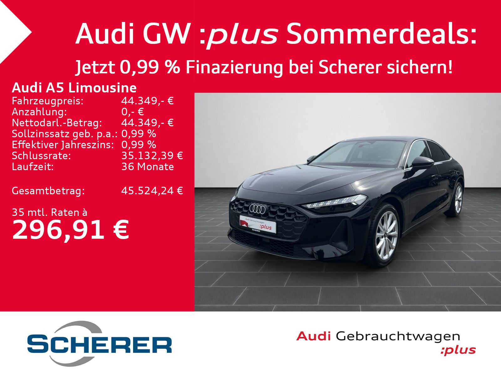 Audi A5 Limousine 2.0 TDI ACC KAMERA MATRIX