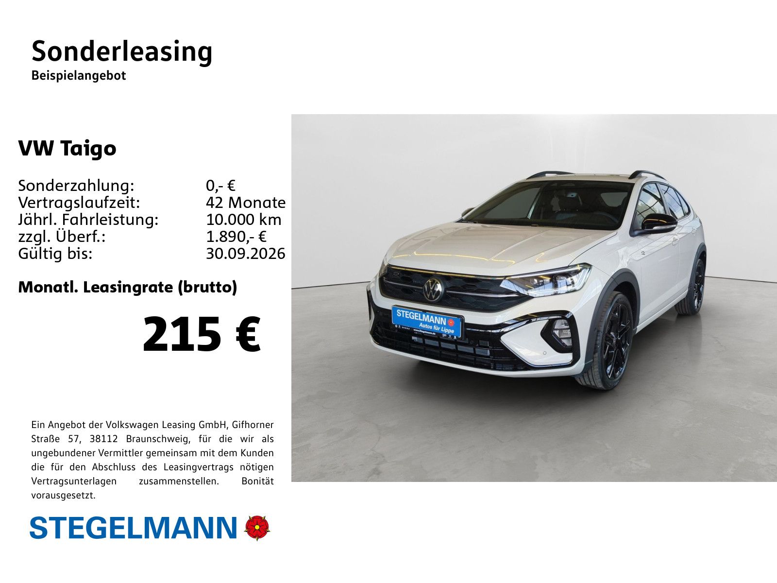 Volkswagen Taigo 1,0 l TSI 7-Gang-DSG R-Line
