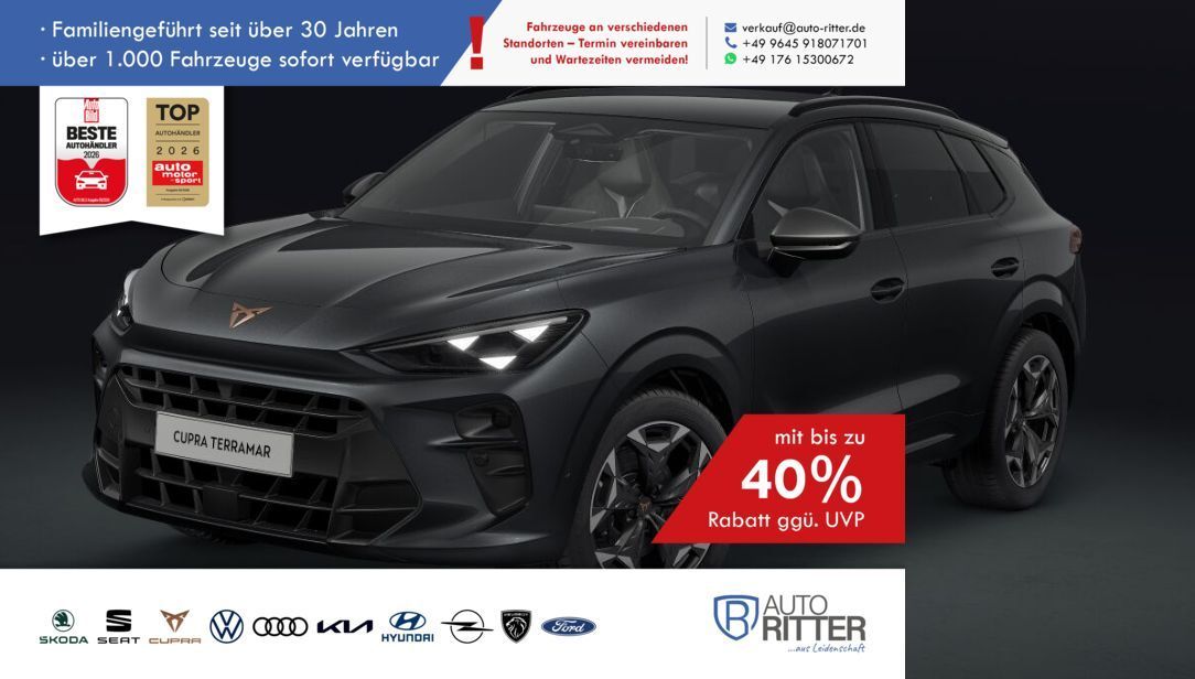 CUPRA Terramar VZ ACC|HuD|RFK|LED|Navi|Carplay|Klim...