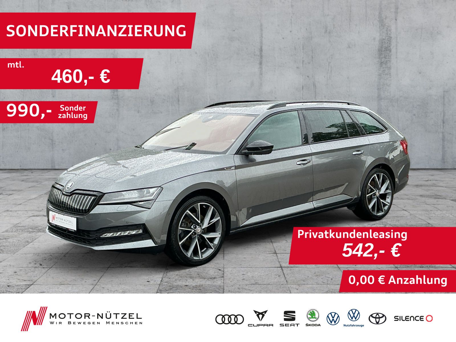 Skoda Superb Combi iV SPORTLINE BEAM+NAVI+SHZ+AHK+360°