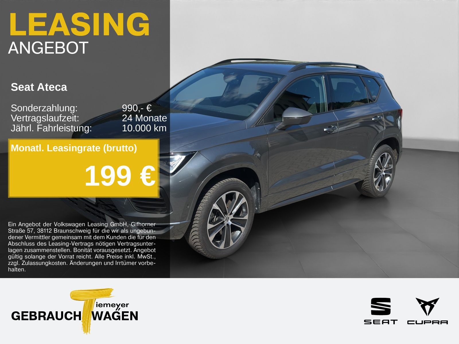Seat Ateca 2.0 TDI DSG FR AHK NAVI+ KAMERA ACC