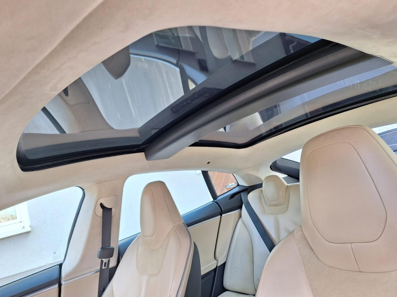 Tesla Model S P85 | 367 ch | BVA | Batterie SOH 93 % | Toit panoramique | Suspension pneumatique | Cuir | GPS