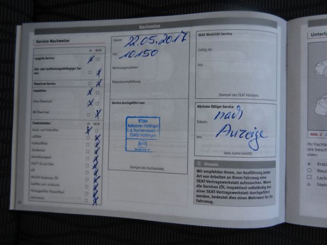 Fahrzeugabbildung Seat Leon Style/Automatik/1.Hd/Navi/PDC/80TKM/