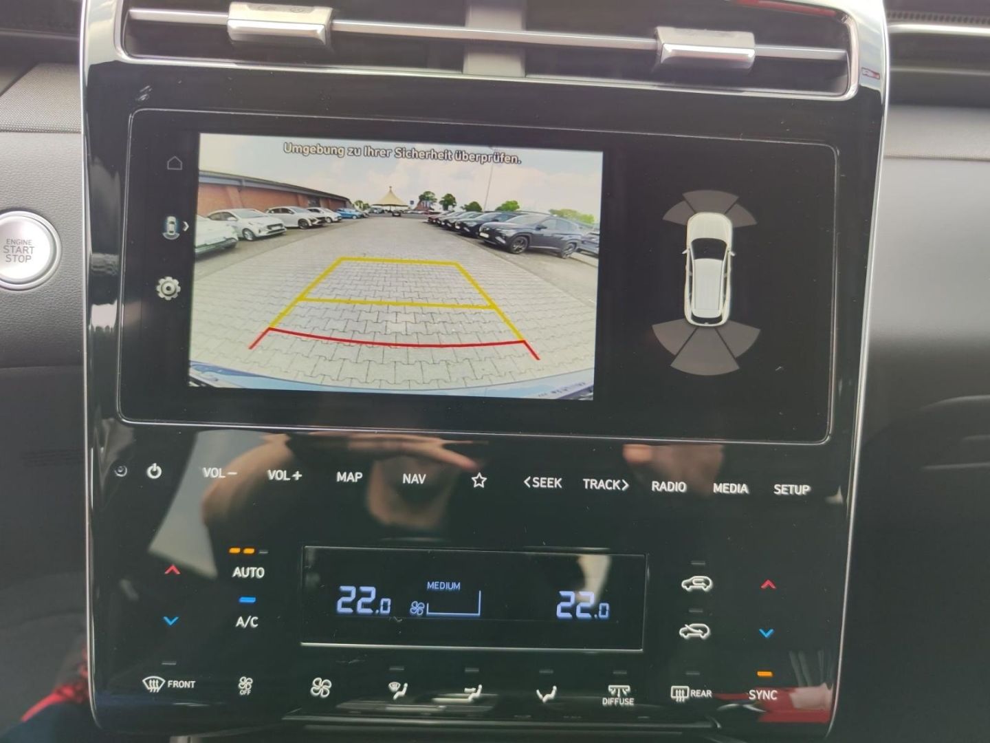 Fahrzeugabbildung Hyundai Tucson 1.6T Blackline Mild-Hybrid (48V) Navigati