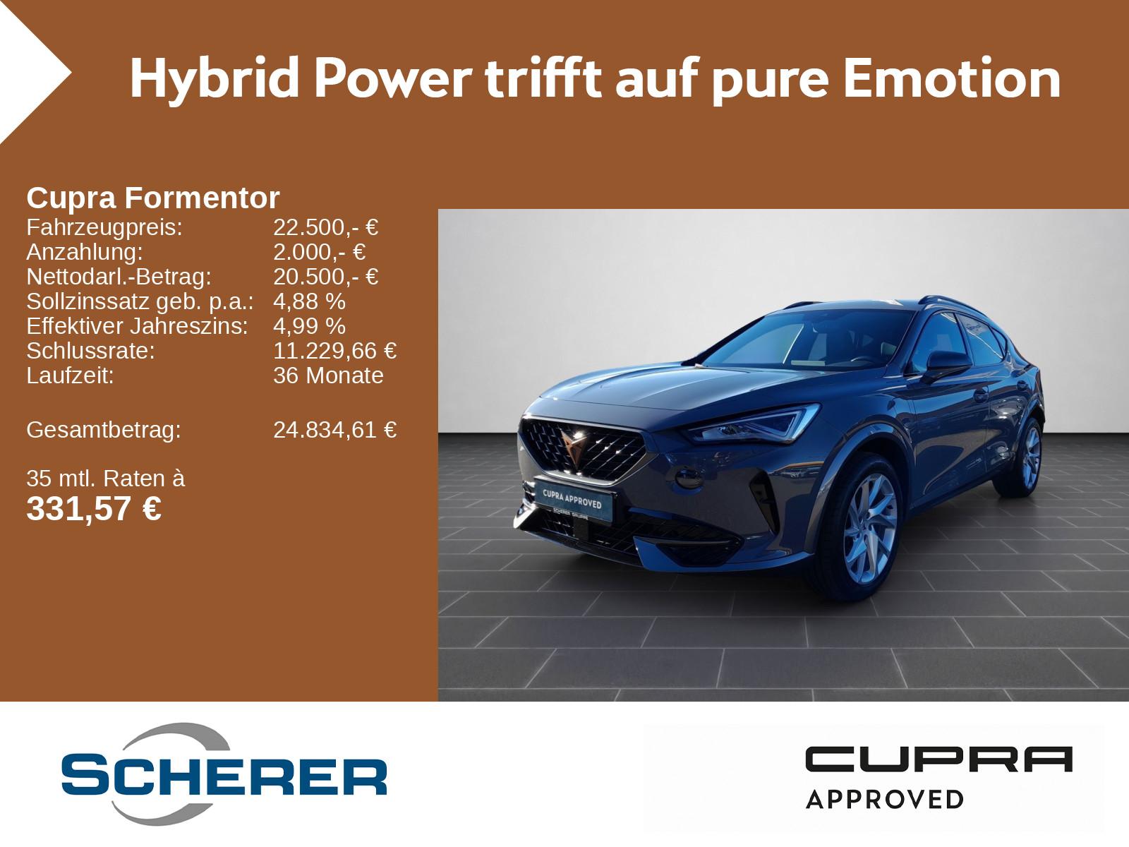 Cupra Formentor 1.4 e-Hybrid AHK Navi ACC Smart Ambien