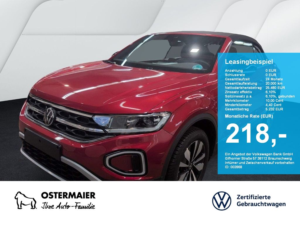 T-Roc Cabriolet GOAL 1.0TSI 116PS ACC.KAMERA.NAV
