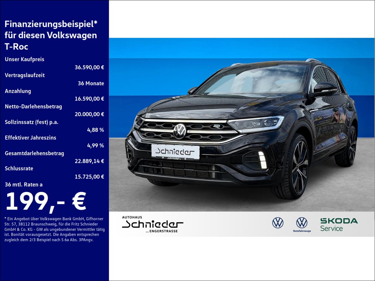 Volkswagen T-Roc R-Line 2.0l TDI IQ.LIGHT AHK EASY OPEN