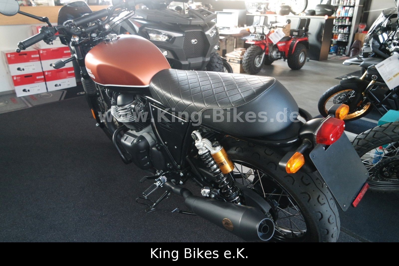 Fahrzeugabbildung Royal Enfield Interceptor 650 - Öhlins - Zard Auspuff - TOP -