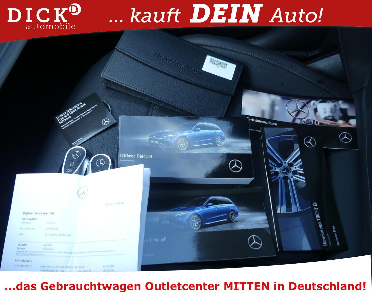 Fahrzeugabbildung Mercedes-Benz C 220d T 9G Avantg LED/NAVI/VIRTU/HIFI/MEMO/18"