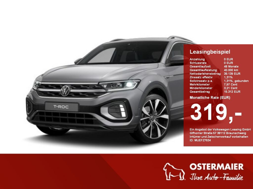 Volkswagen T-Roc R-Line 1.5TSI 150PS DSG 4J-GARANTIE,