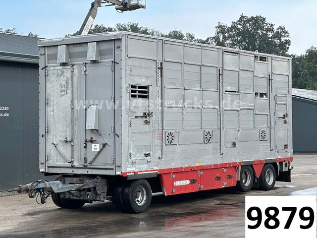 Pezzaioli RBA31 3.Stock Viehanhänger Hubdach,Tränke