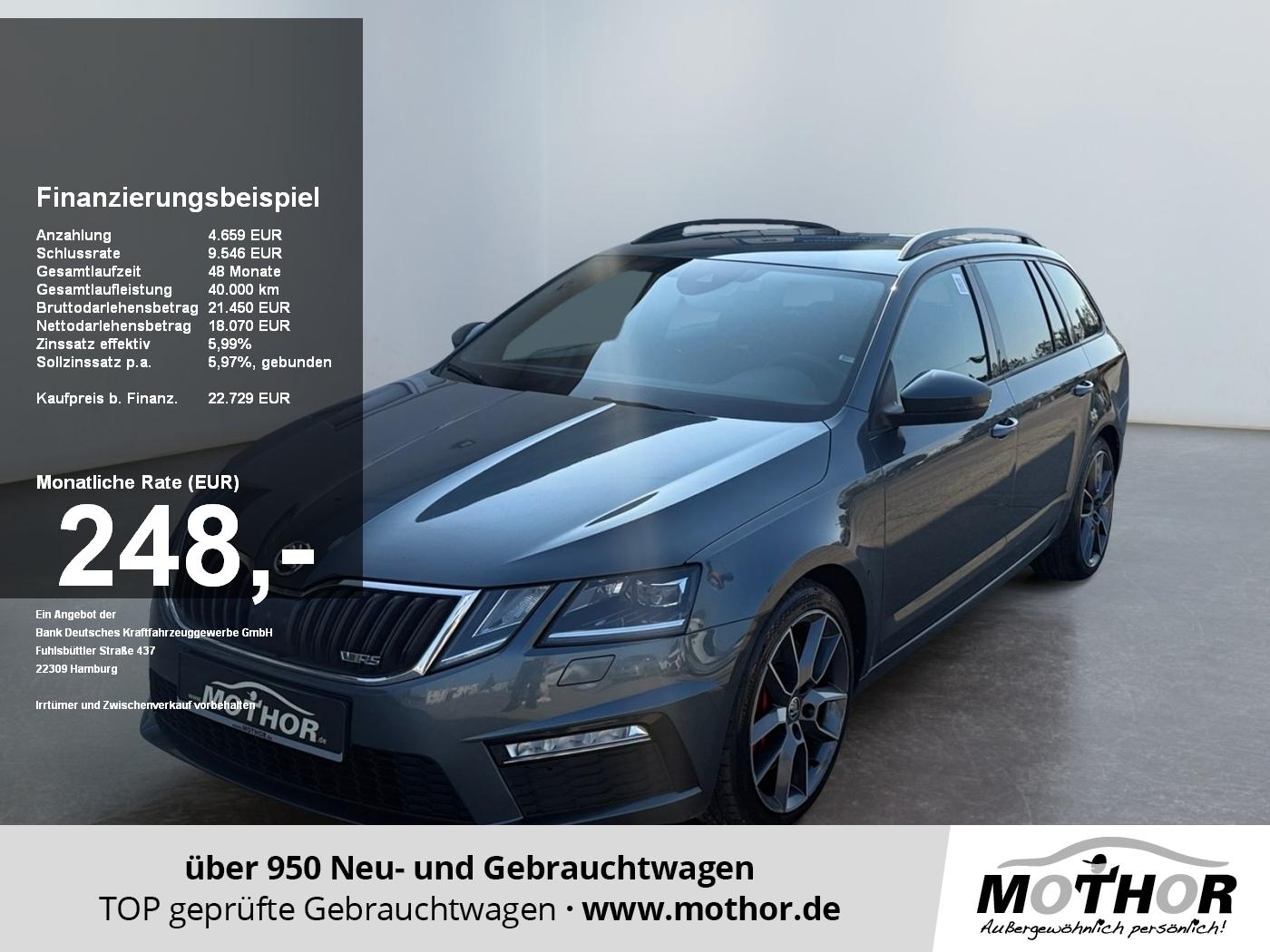 Skoda Octavia Combi RS 2.0 TSI DSG AHK Abnehmbar