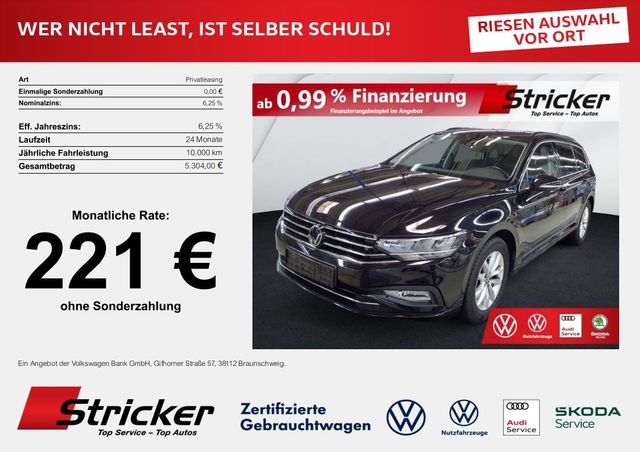 Volkswagen Passat Variant Business 1.5TSI DSG 221,-ohne Anz