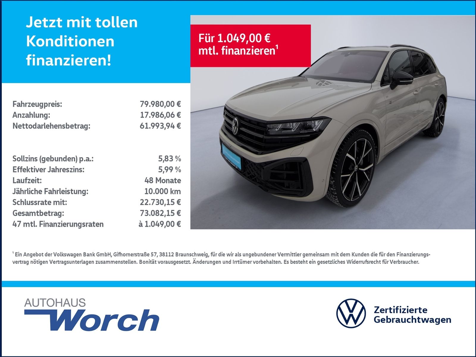 Touareg 3.0 TSI R Line AREA+STHZ+LUFT+PANO+AHK