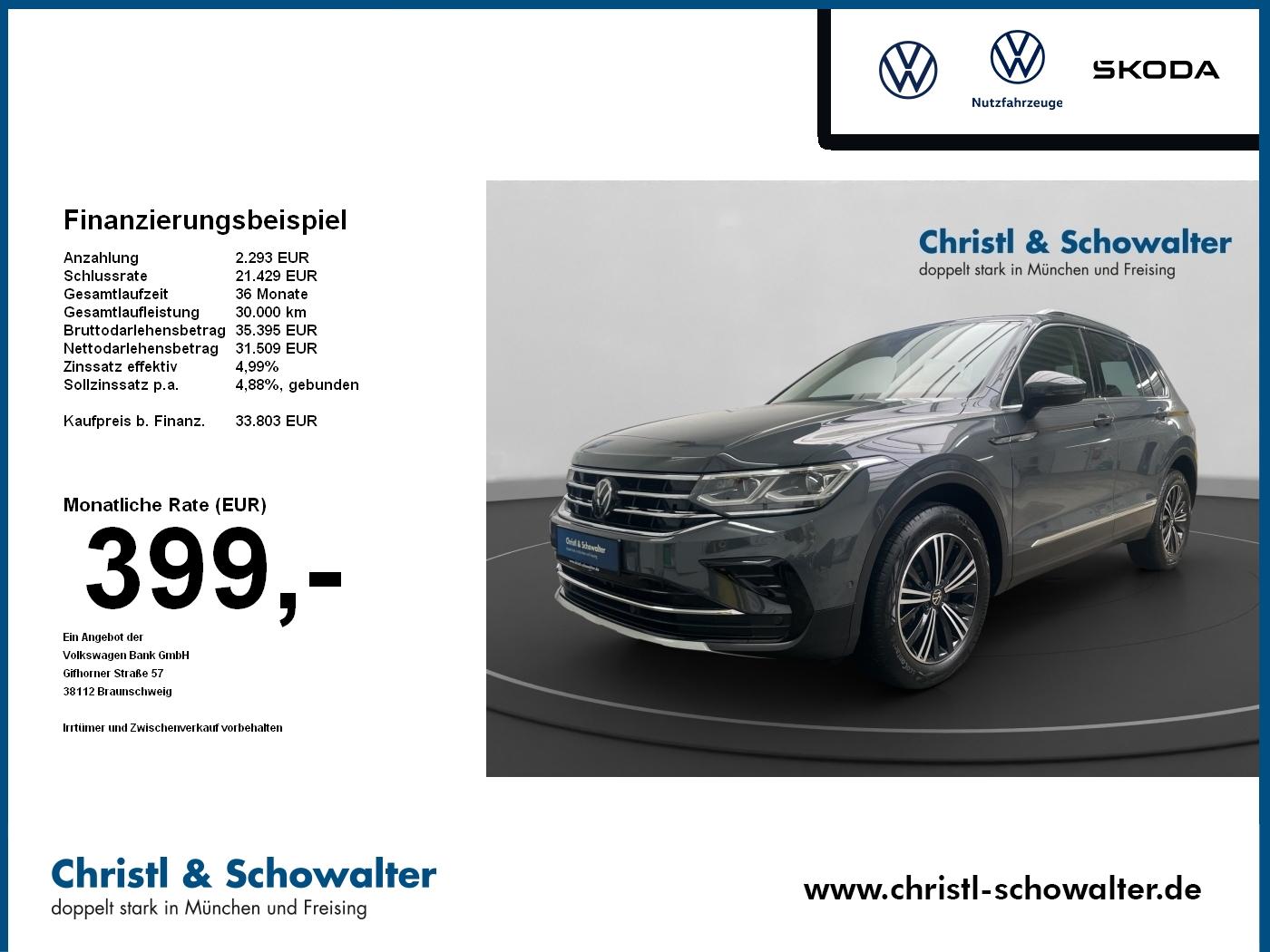 Volkswagen Tiguan 2.0TDI 4Motion DSG Elegance AHK 3ZAC ACC
