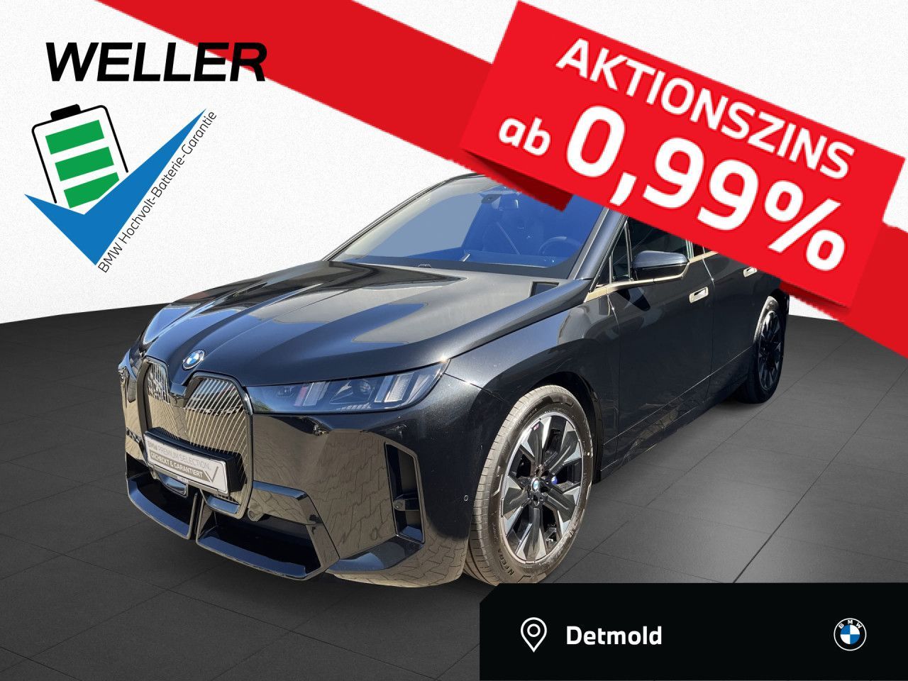 BMW iX xDrive 45 M Sport 765,-/0Anz A-Bahn St+Go AHK