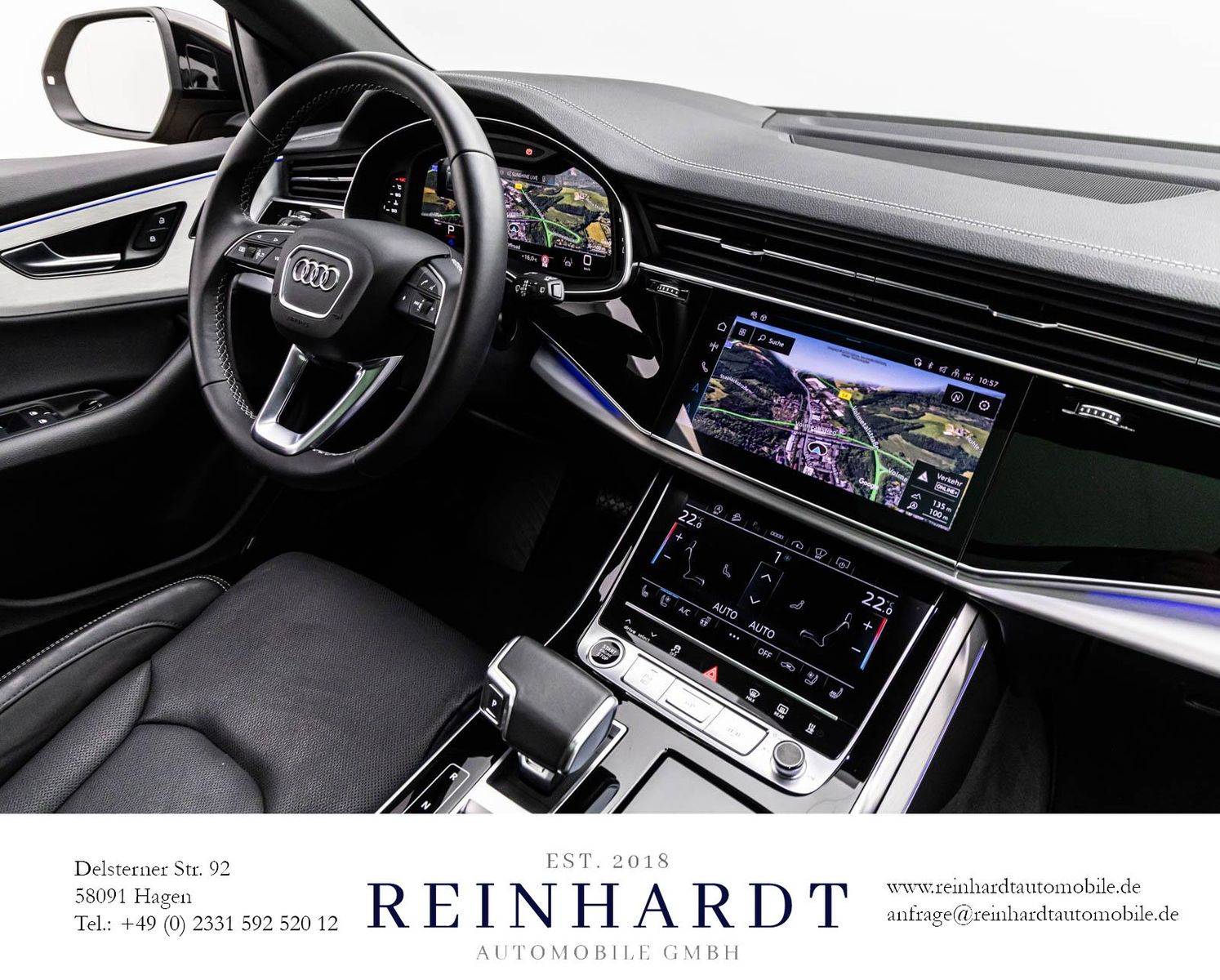 Audi Q8 55TFSi Q S LINE ACC/HuD/PANO/BELÜFT/B&O/360° foto 23