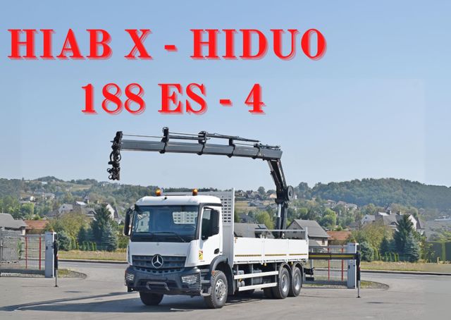 Mercedes-Benz ACTROS 2636 *HIAB X-HIDUO 188 ES-4/FUNK  + * 6x4