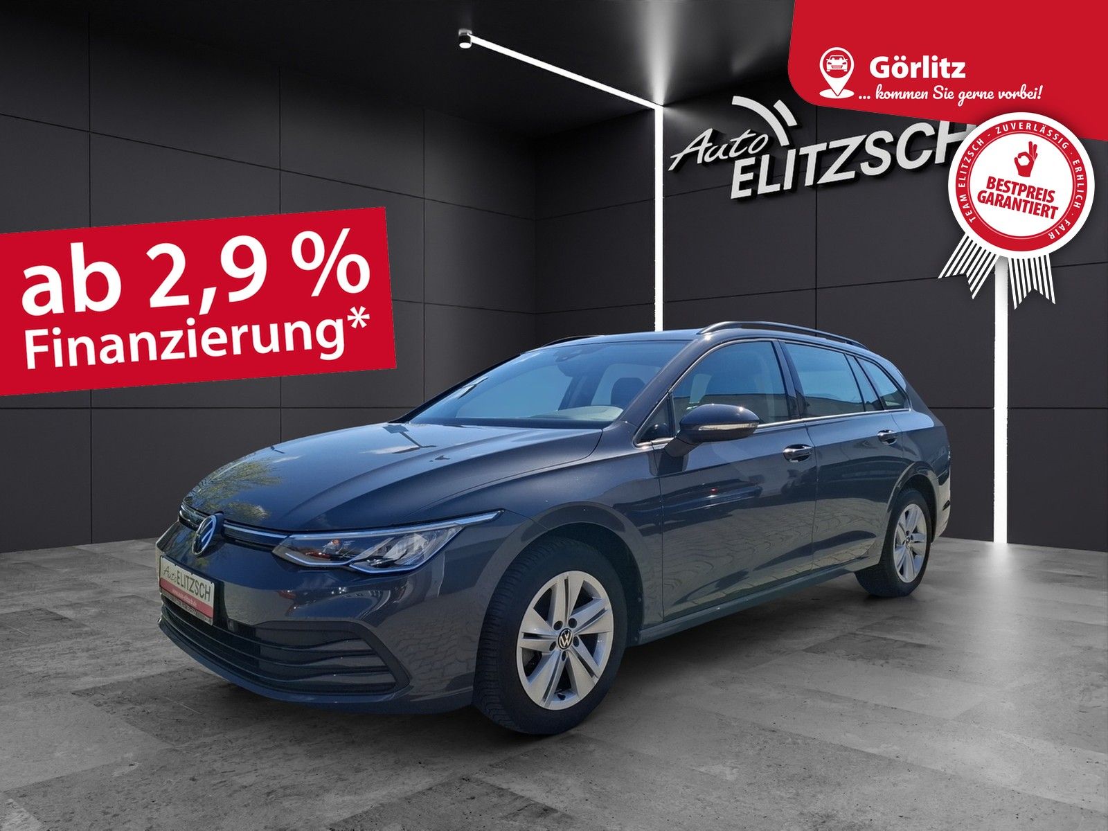 Fahrzeugabbildung Volkswagen Golf VIII Variant eTSI Life DSG LED AHK Navi AID