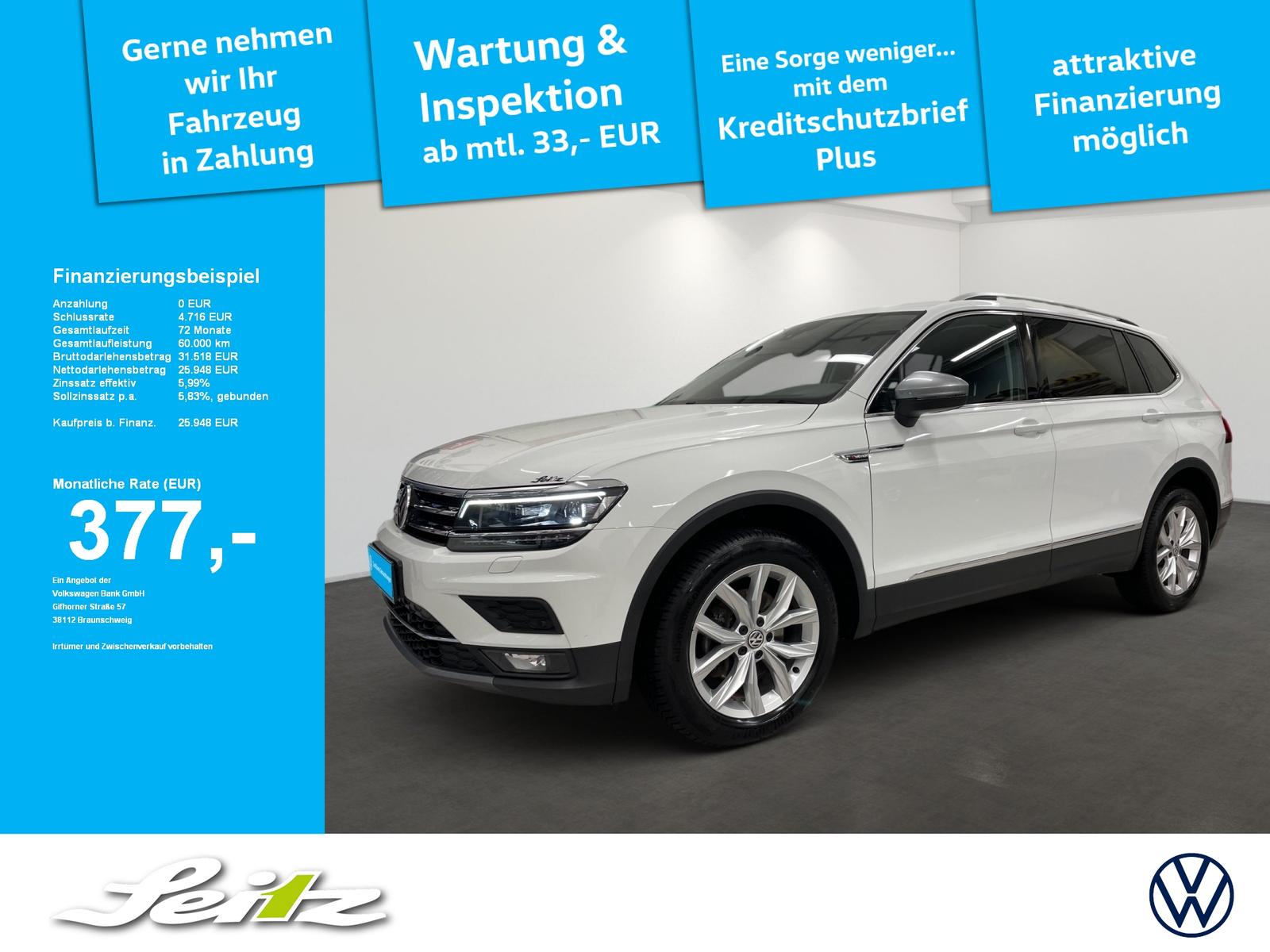 Volkswagen Tiguan Allspace 2.0 TDI 4M Highline *7-SITZER*AH