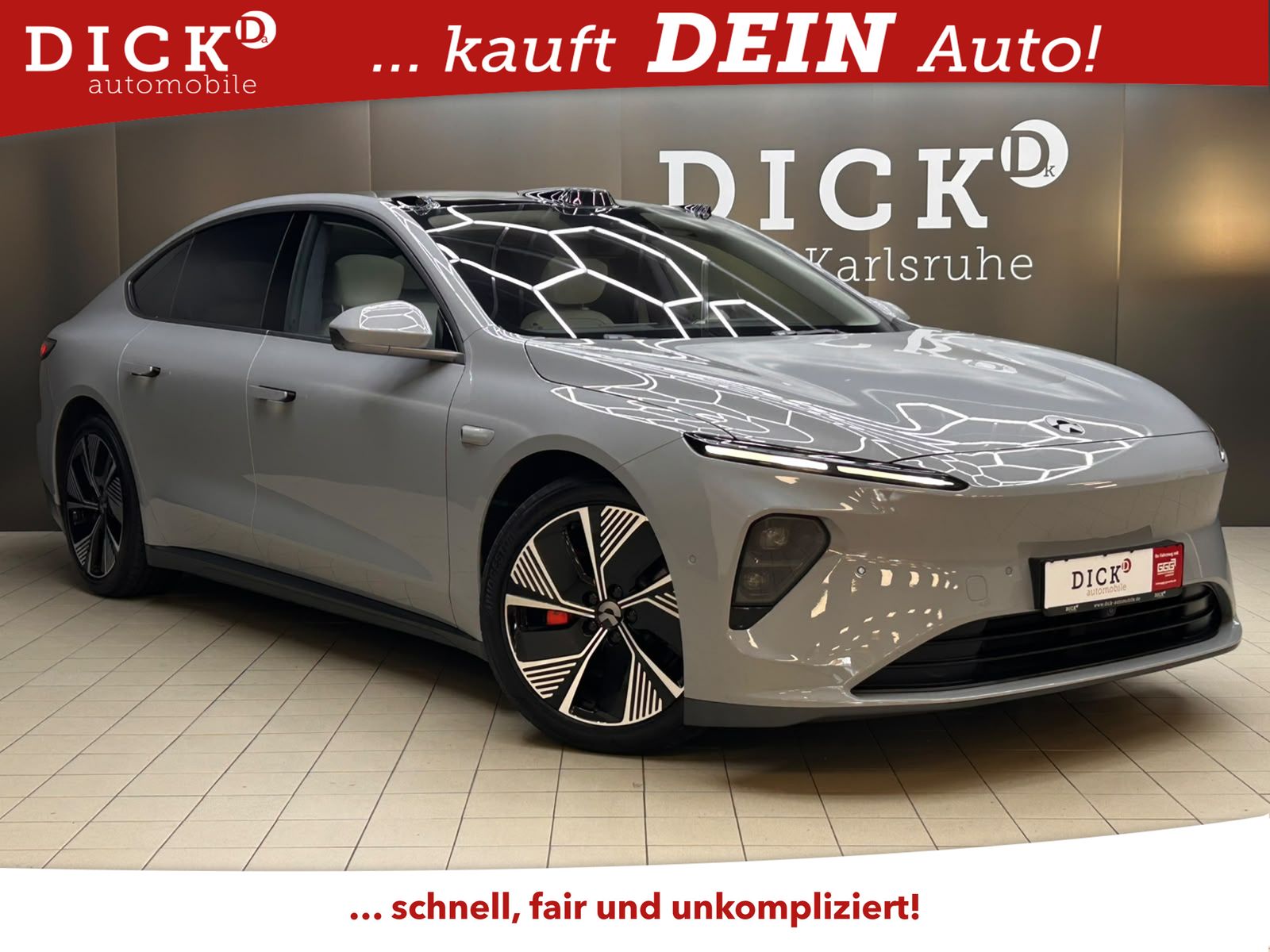 NIO ET7 AWD BATTERI INKL PANO+HEAD+360+ACC+LED+AHK+