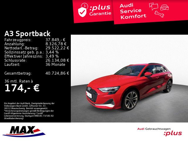 A3 Sportback 40 TFSI e ADVANCED LED+AHK+SONOS+VC
