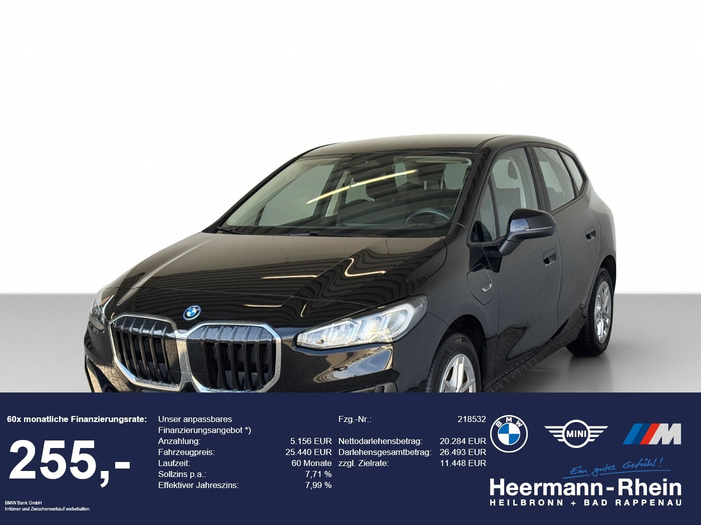 BMW 225e xDrive Active Tourer Navi.Sportsz.AHK.ParkA