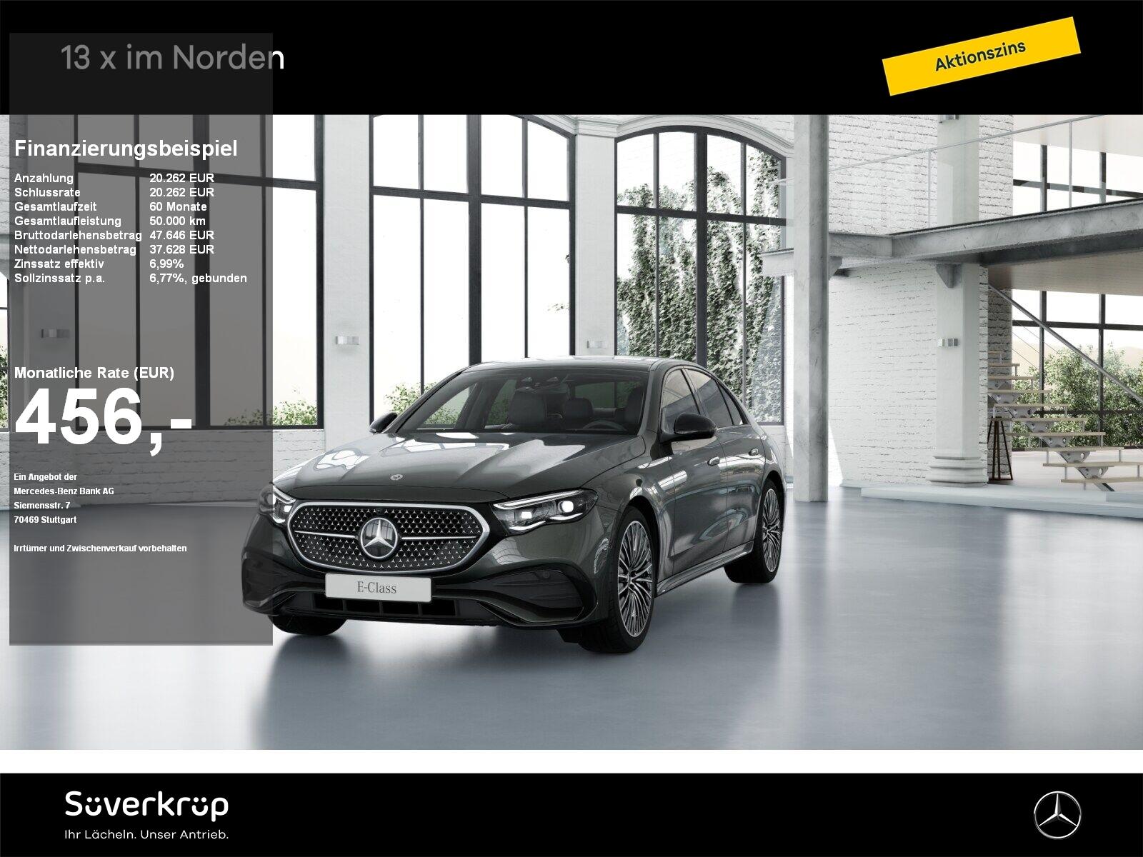 Mercedes-Benz E 200 Limousine AMG NIGHT PANO LEDER DISTR BURM