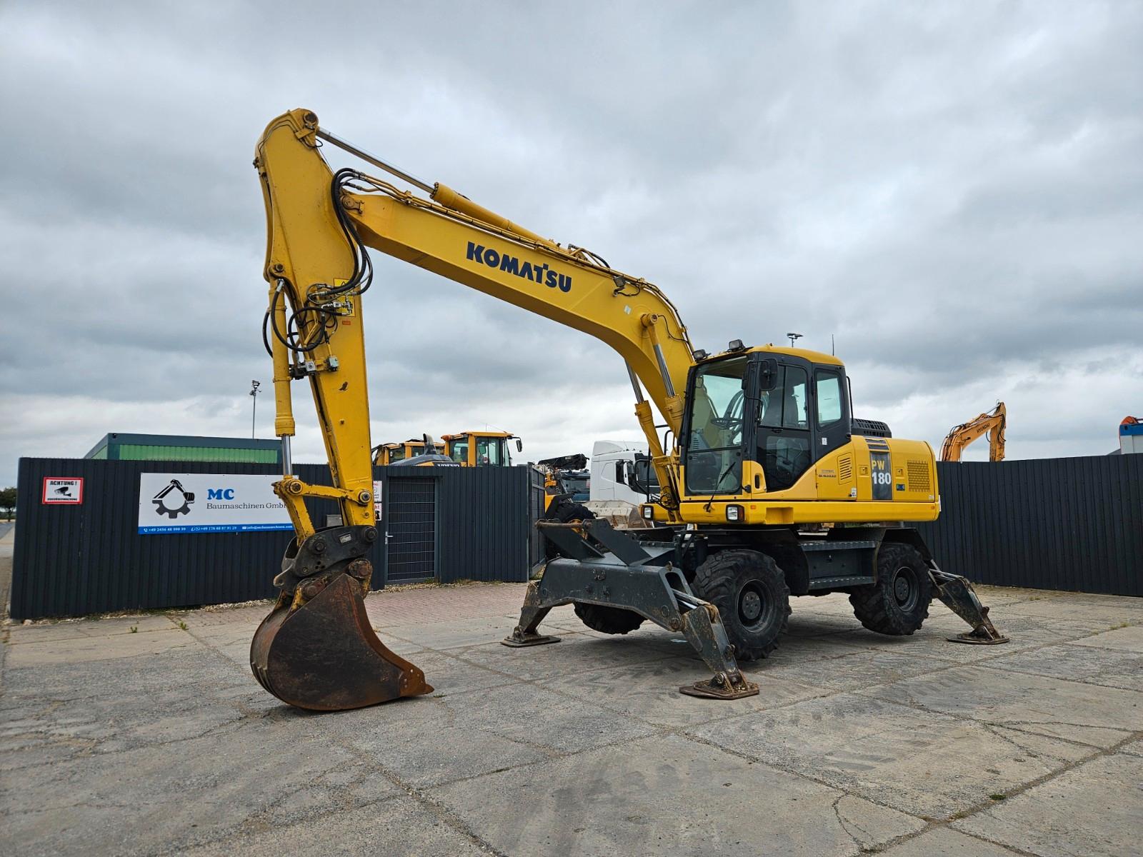 Komatsu PW 180 - 7 *2011*14.095h*Mono-Boom*4 × Pratze*