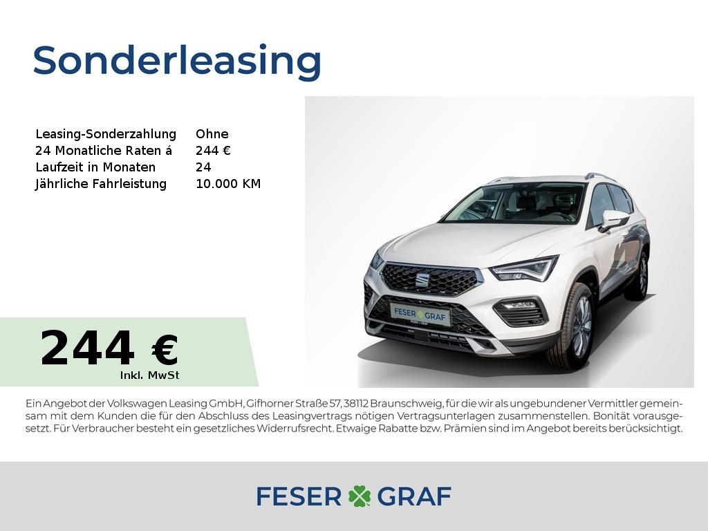 Seat Ateca Road Edition 1.5 TSI DSG NAVI/KAMERA/2xPDC