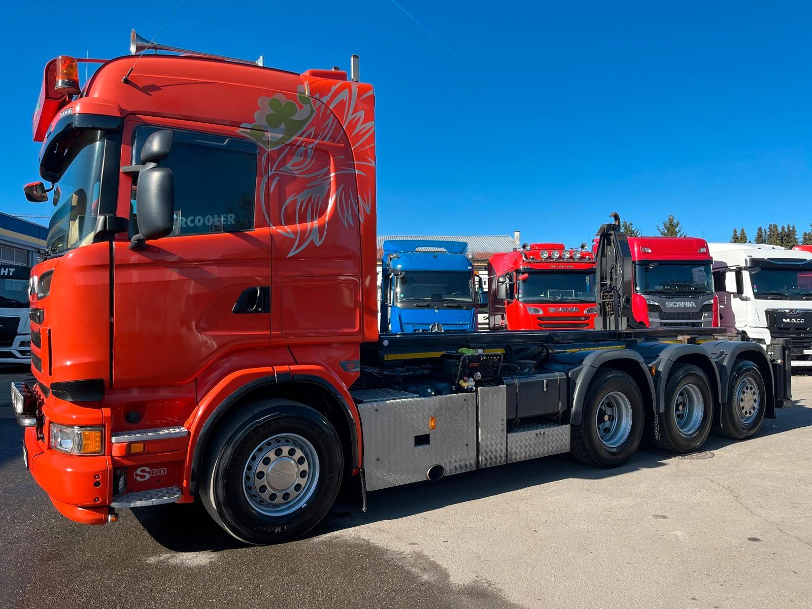 Scania R500 8x4*VELSYCON Combilift*Silosteller*Abroller