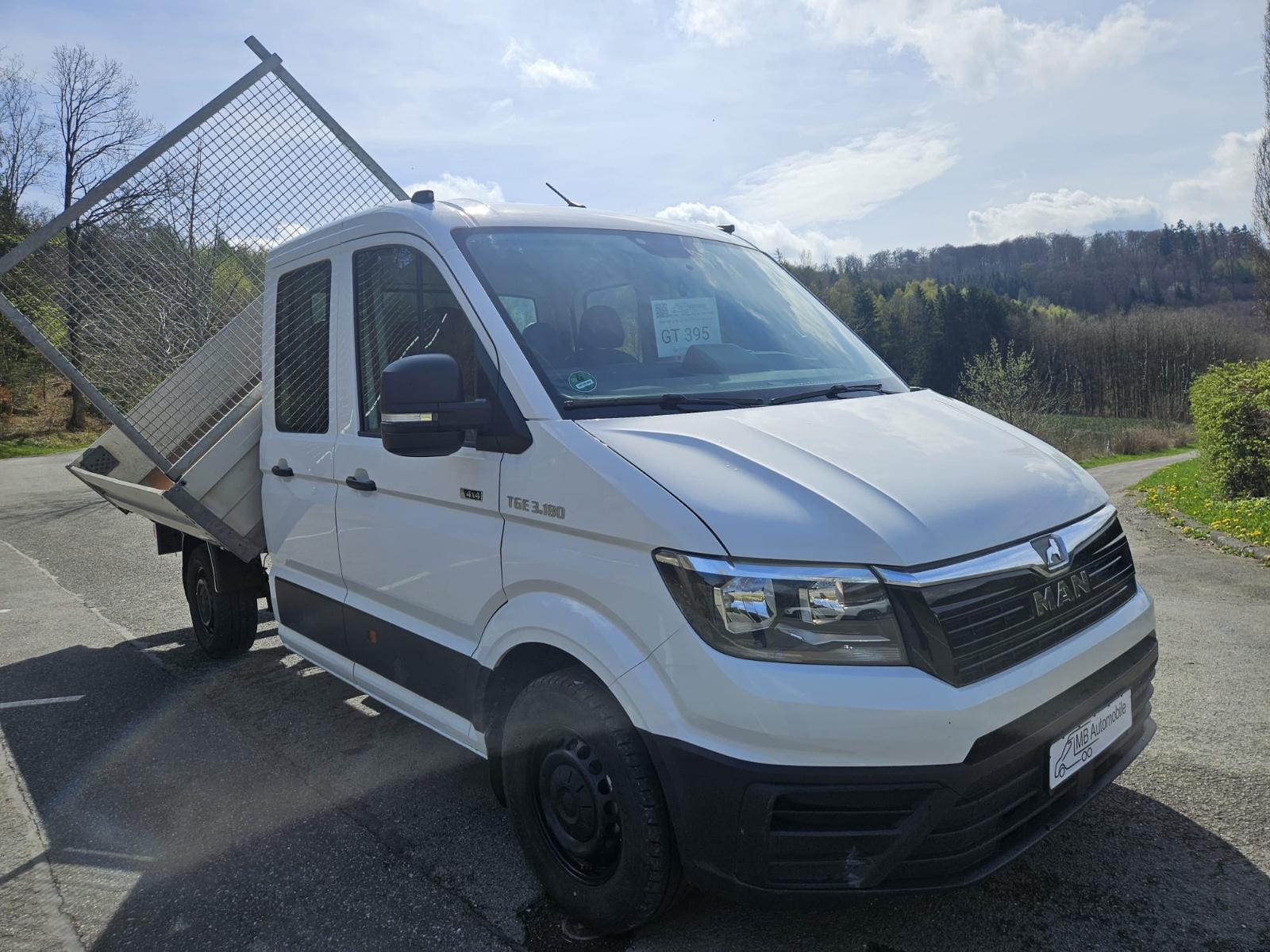 MAN TGE 3180 4x4 Doka 3-Seitenkipper AHK Klima