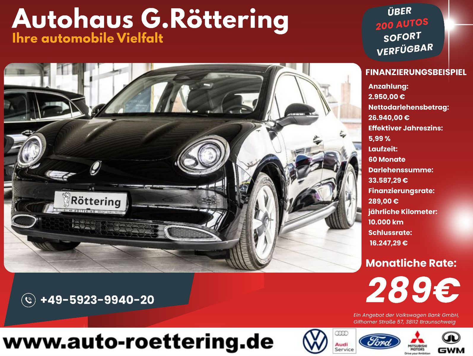 Fahrzeugabbildung GWM Ora 03 300 PRO *NAVI *LED *Allwetter