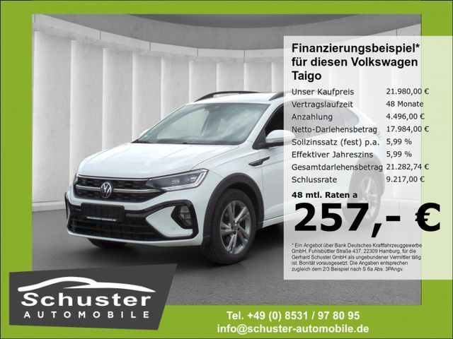 Volkswagen Taigo R-LINE 1.0TSI*IQ-LED Navi R-Kam VKZ-Erkenn