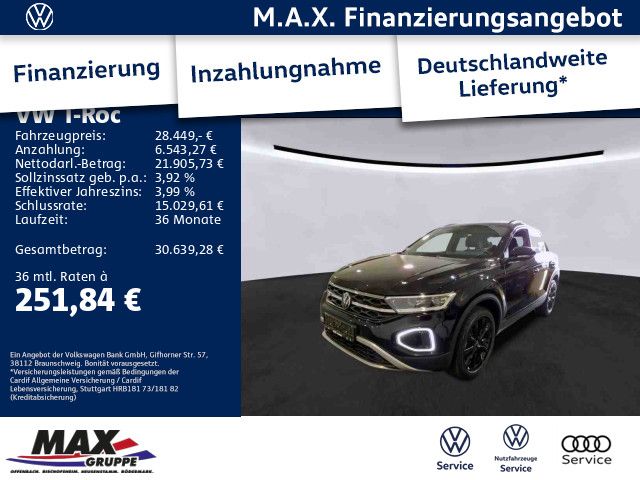 T-Roc 1.5 TSI BLACKSTYLE LED+KAMERA+PDC+DCP+LANE