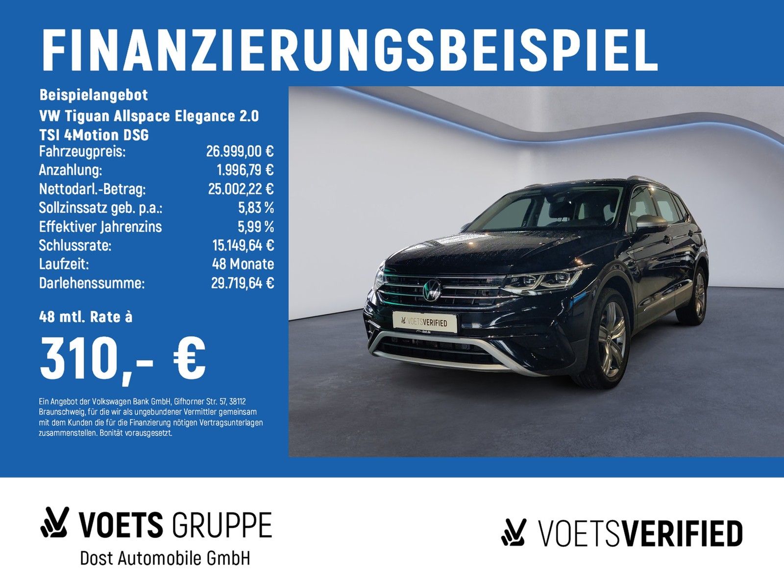 Volkswagen Tiguan Allspace Elegance 2.0 TSI 4Motion DSG NAV