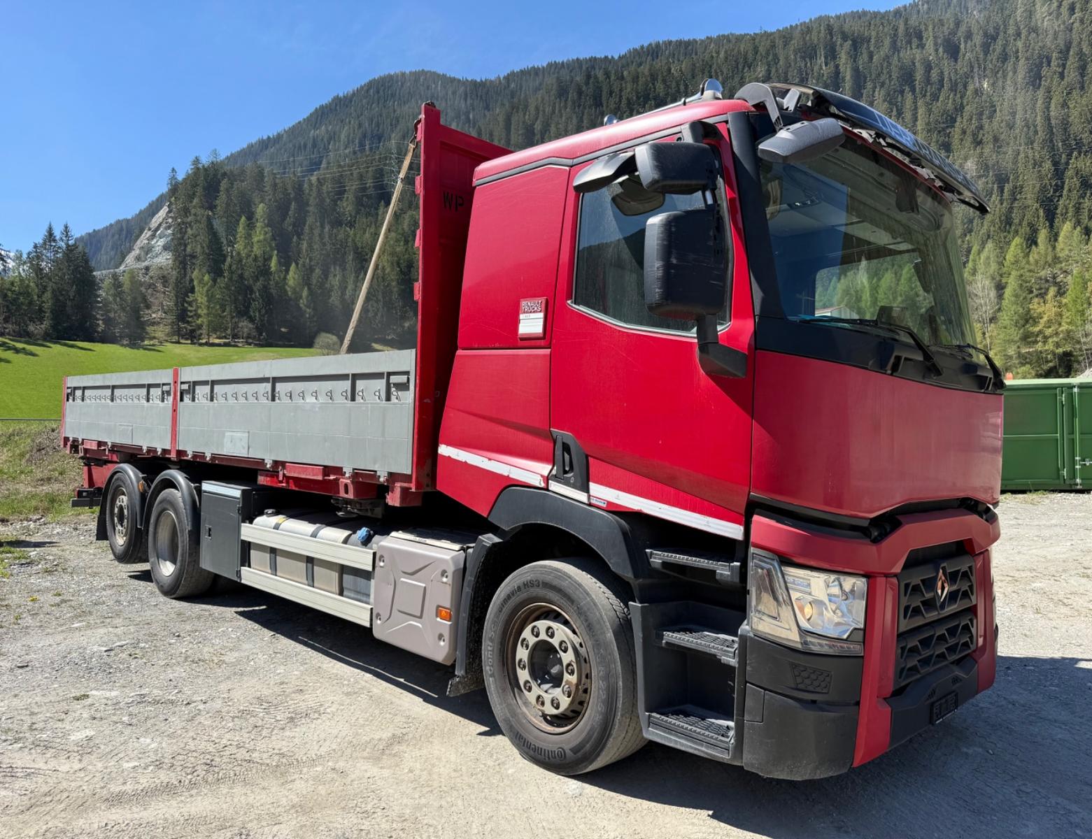 Renault T460 6x2, E6, BDF mit Pritsche 7,40m