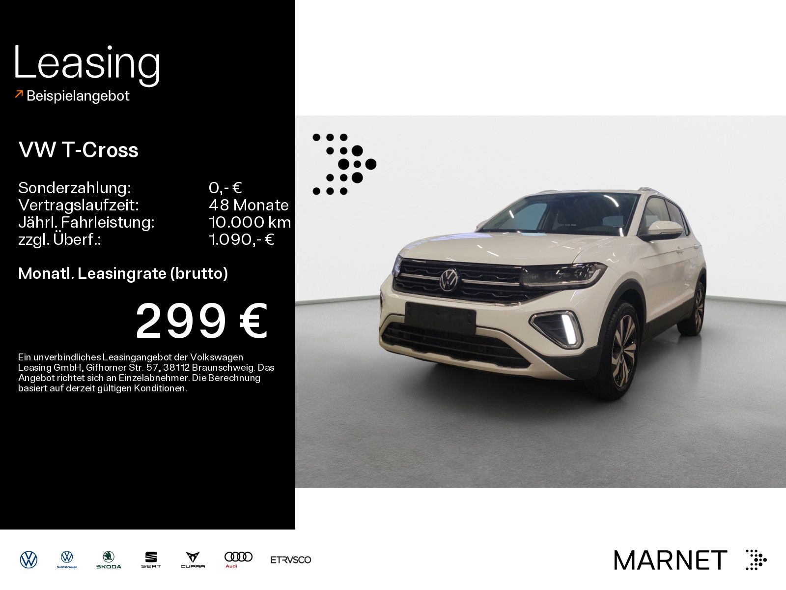 Volkswagen T-Cross Style 116 PS DSG / NAVI / AHK / Lane Ass