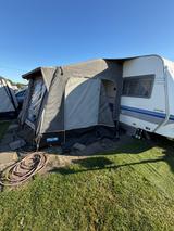 Hobby 560 WLU Heckbad,Luftvorzelt, Einzelbetten