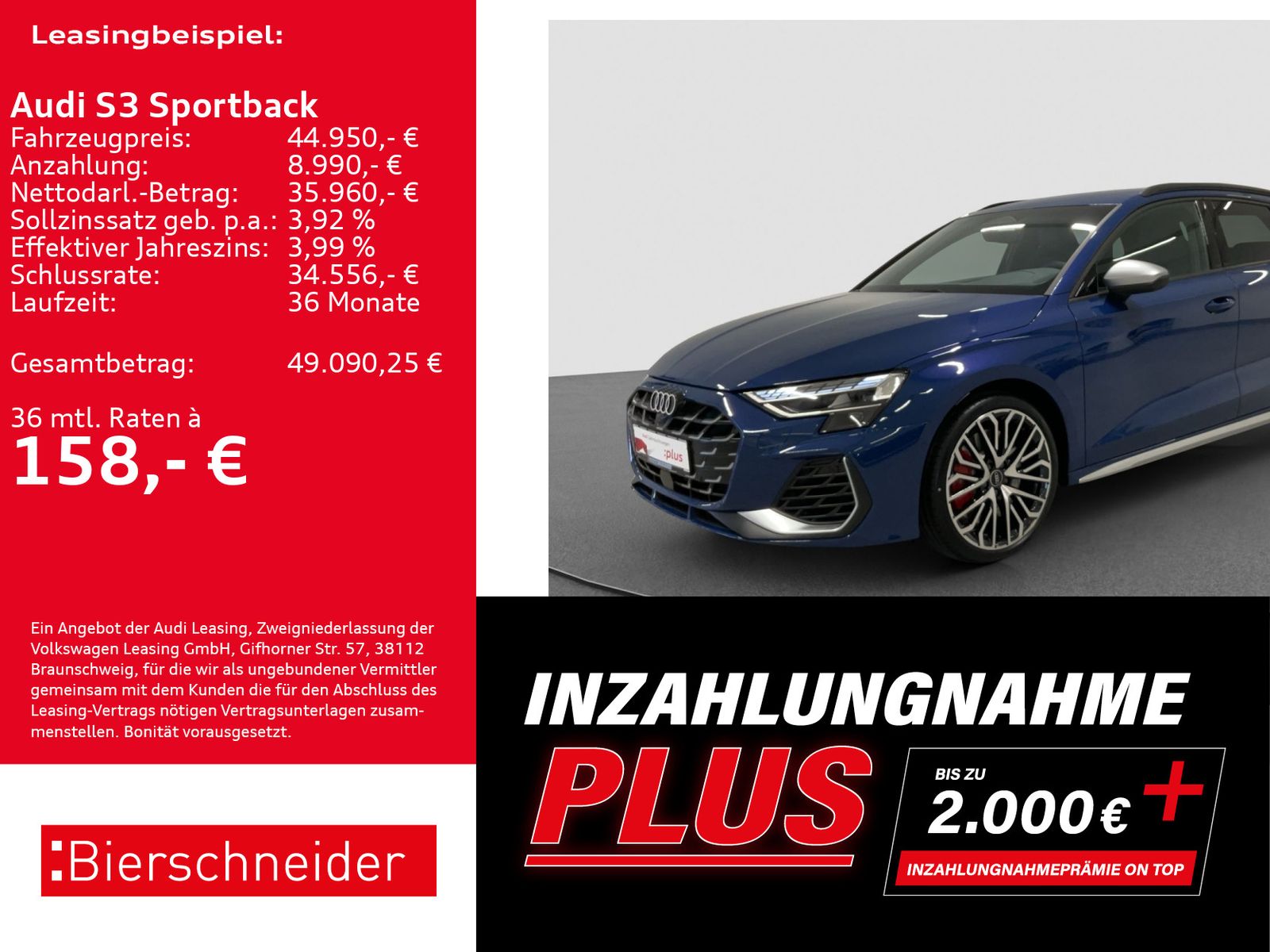 Audi S3 Sportback TFSI 19 MATRIX AKRA 360 imagem 2