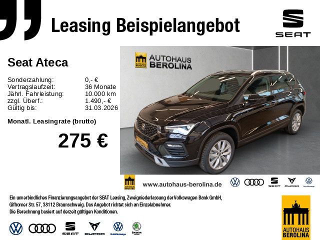 Seat Ateca 1.5 TSI Road Edition DSG *ACC*360°*SHZ*